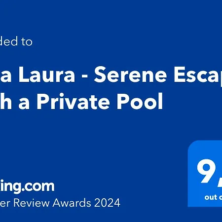 Villa Laura - Serene Escape With A Private Pool *